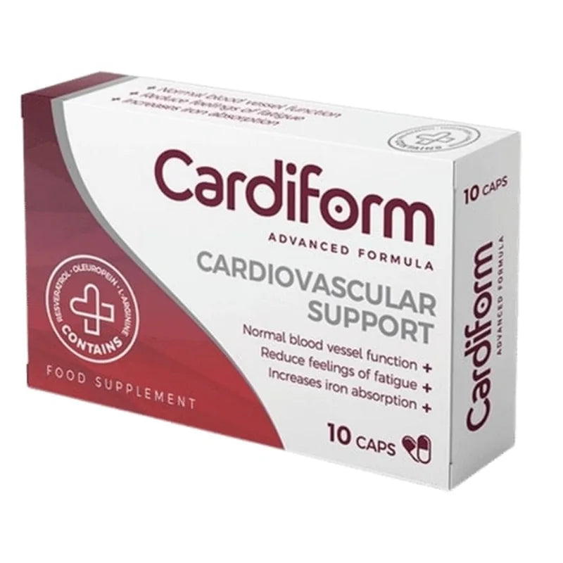 Cardiform recenze, cena, složení, lékárna a dávkování